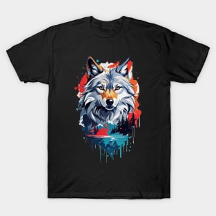 Forest Wolf AI Art T-Shirt